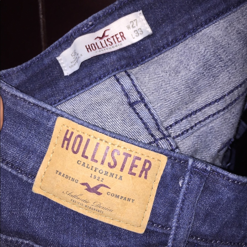 Hollister dark wash flare jeans